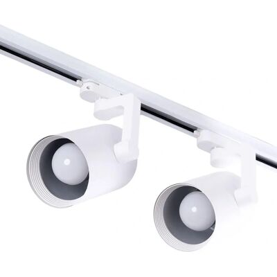 GREENICE Schienenstrahler Set 2 - Verstellbar E27 - Modern GREENICE Schienenstrahler Set 2 - Verstellbar E27 - Modern