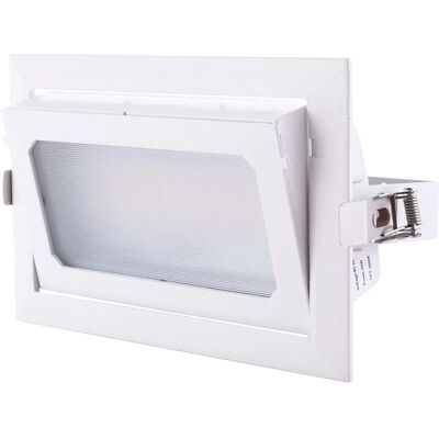 Greenice - Foco Downlight led 50W 6000Lm 4000K Rectangular Orientable - Lámpara LED empotrada Greenice - Foco Downlight led 50W 6000Lm 4000K Rectangular Orientable - Lámpara LED empotrada