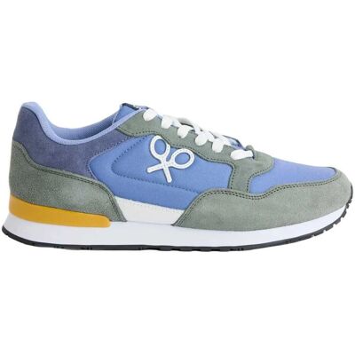 Silbon Baskets 130998SL - Chaussures de Sport Bleues pour Hommes - Publicité Silbon Baskets 130998SL - Chaussures de Sport Bleues pour Hommes - Publicité