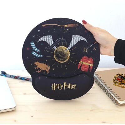 Warner Harry Potter Mouse Pad - Hogwarts, Gel, Water-resistant Warner Harry Potter Mouse Pad - Hogwarts, Gel, Water-resistant