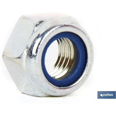 Molla esagonale zincata C-8 - DIN-985 auto-bloccante Molla esagonale zincata C-8 - DIN-985 auto-bloccante