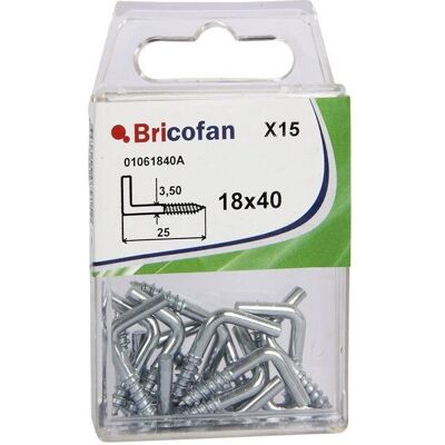 Cofan Model 18x40 Zink Bevestiger - Fastener Cofan Model 18x40 Zink Bevestiger - Fastener