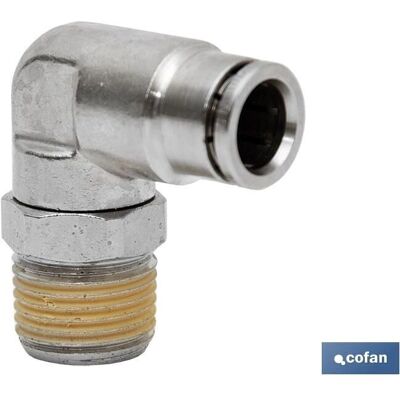 COFAN Modello 05161038 - Raccordo filetto metallico angolare COFAN Modello 05161038 - Raccordo filetto metallico angolare