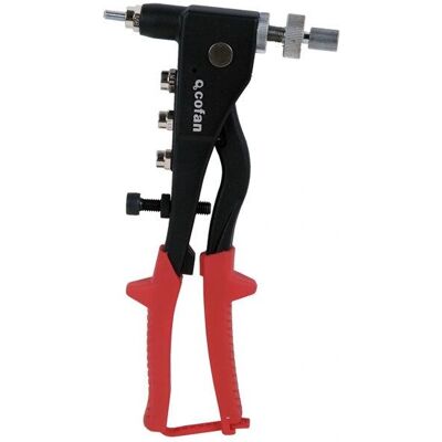 Cofan Remachadora para tuercas - Pistola remachadora profesional - Varillas intercambiables M-3 a M-6 - Acero de alta calidad Cofan Remachadora para tuercas - Pistola remachadora profesional - Varillas intercambiables M-3 a M-6 - Acero de alta calidad