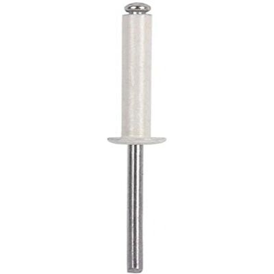 OTROS Nity - 4 x 16 mm - Biały - Metalowe mocowania OTROS Nity - 4 x 16 mm - Biały - Metalowe mocowania