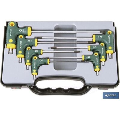 COFAN 7-Teiliges T-Griff Schraubenzieher-Set - Schraubendreher-Set COFAN 7-Teiliges T-Griff Schraubenzieher-Set - Schraubendreher-Set