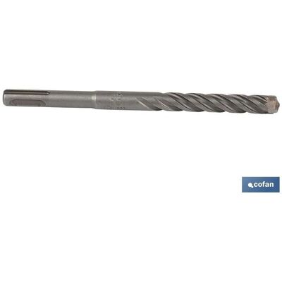 Broca SDS+ 4 puntas para paredes 20x450mm Broca SDS+ 4 puntas para paredes 20x450mm
