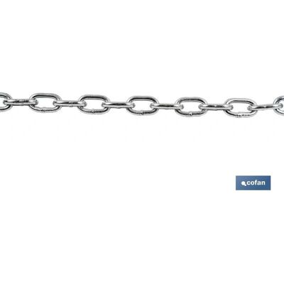 Cofan Cadena Cincada 10 mm - Cadena de acero zincado 12m Cofan Cadena Cincada 10 mm - Cadena de acero zincado 12m
