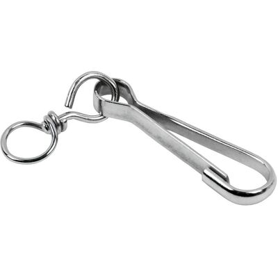 Cofan Moschettone Girevole Nichelato 40mm - Accessorio Esterno Cofan Moschettone Girevole Nichelato 40mm - Accessorio Esterno