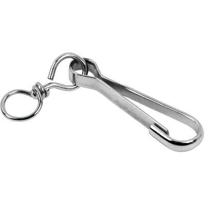 COFAN - 80mm Nickel Swivel - Nickel - Mousqueton - Publicité COFAN - 80mm Nickel Swivel - Nickel - Mousqueton - Publicité