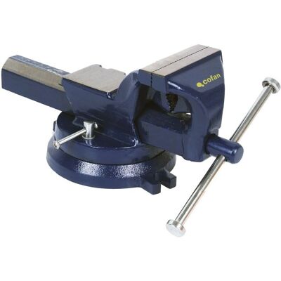 Cofan - morsa da banco girevole acciaio 10-20cm Cofan - morsa da banco girevole acciaio 10-20cm