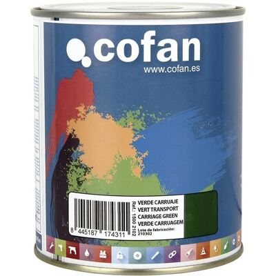 COFAN 750 ml grüner Kutsche synthetische Emaille - Emaillefarbe COFAN 750 ml grüner Kutsche synthetische Emaille - Emaillefarbe