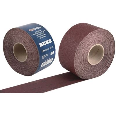 Cofan MG80 Universal Gewebeschleifpapierrolle - Schleifen 100x25mm Cofan MG80 Universal Gewebeschleifpapierrolle - Schleifen 100x25mm