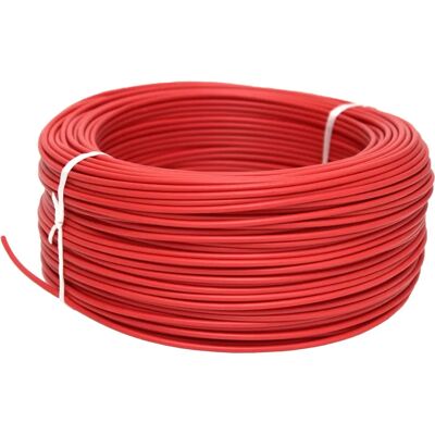 Cable eléctrico rojo Bricofan 100m - H07V-K 1x1,5mm2 Cable eléctrico rojo Bricofan 100m - H07V-K 1x1,5mm2