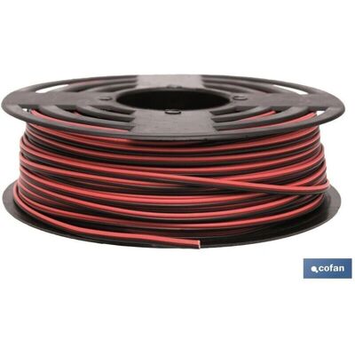Cofan 100m Cable Paralelo Rojo/Negro - Eléctrico y Comunicación Cofan 100m Cable Paralelo Rojo/Negro - Eléctrico y Comunicación