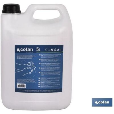 Cofan - Gel lavamanos perfumado con protección 5 L - Gel lavamanos perfumado Cofan - Gel lavamanos perfumado con protección 5 L - Gel lavamanos perfumado
