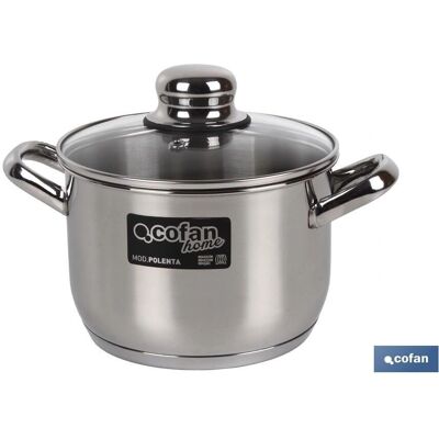 Cofan Olla Polenta Acero Inoxidable Inducción - 6.9L Cofan Olla Polenta Acero Inoxidable Inducción - 6.9L