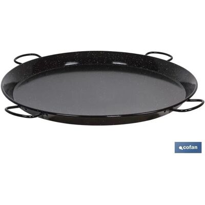 Cofan Paellera de Acero Esmaltada Ø80cm - Tradicional, 4 Asas Cofan Paellera de Acero Esmaltada Ø80cm - Tradicional, 4 Asas