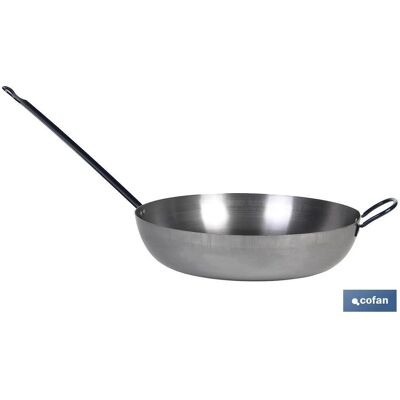 Cofan Sartén de Acero de 40cm con Mango y Asa Cofan Sartén de Acero de 40cm con Mango y Asa
