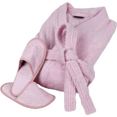 COFAN Flor Rose Clair Peignoir - Peignoir - Publicité COFAN Flor Rose Clair Peignoir - Peignoir - Publicité
