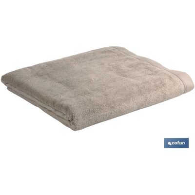 Asciugamano in cotone beige Abisinia - 50x100cm - Assorbente e Morbido Asciugamano in cotone beige Abisinia - 50x100cm - Assorbente e Morbido