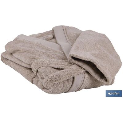 Robe de chambre Beige Abisinia - Coton, 500g/m², Tailles Variées - Publicité Robe de chambre Beige Abisinia - Coton, 500g/m², Tailles Variées - Publicité