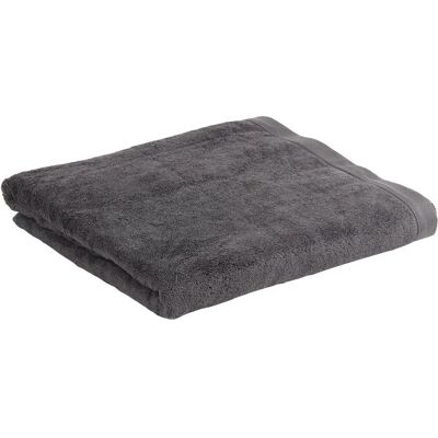 Serviette en coton gris anthracite - 70x140cm - Haute absorption - Publicité Serviette en coton gris anthracite - 70x140cm - Haute absorption - Publicité