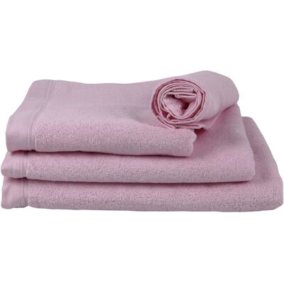 Serviette de bain Rose Pink Flor - Coton 100% 100x150cm - Publicité Serviette de bain Rose Pink Flor - Coton 100% 100x150cm - Publicité