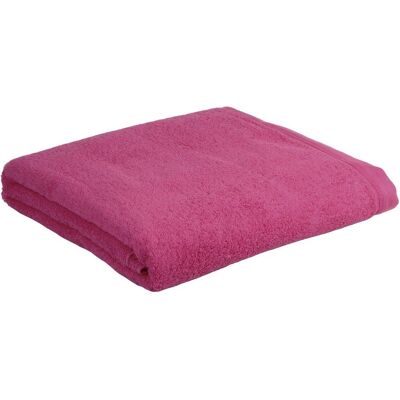 Serviette en Coton Fuchsia Primavera - 70x140cm - Publicité Serviette en Coton Fuchsia Primavera - 70x140cm - Publicité