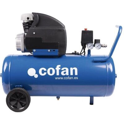 COFAN Hava 2 HP 50L Compresor de aire - Herramienta para bricolaje y profesionales COFAN Hava 2 HP 50L Compresor de aire - Herramienta para bricolaje y profesionales