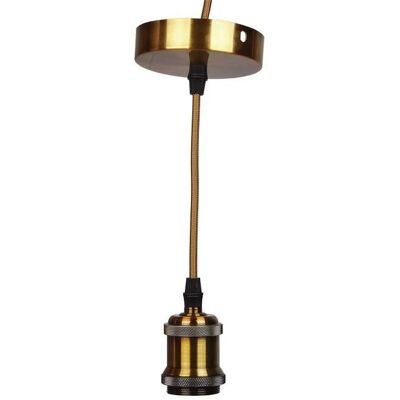 COFAN Gold E27 Lampenfassung - 100x10cm COFAN Gold E27 Lampenfassung - 100x10cm
