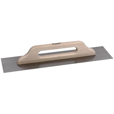 Cofan - Grande Truelle pour Microciment - 500x120x0,4 mm - Acier Inoxydable, Manche en Bois - Publicité Cofan - Grande Truelle pour Microciment - 500x120x0,4 mm - Acier Inoxydable, Manche en Bois - Publicité