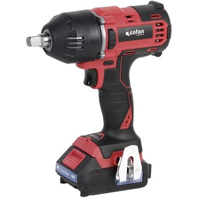 Cofan Pistola de Impacto 1/2 20V Motor sin escobillas - Llave de impacto con batería Cofan Pistola de Impacto 1/2 20V Motor sin escobillas - Llave de impacto con batería