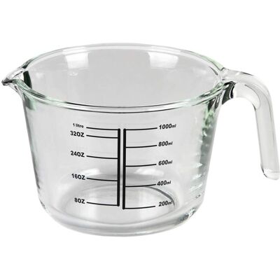 Cofan Baritina Maatingkan - 1L Borosilicaatglas Cofan Baritina Maatingkan - 1L Borosilicaatglas