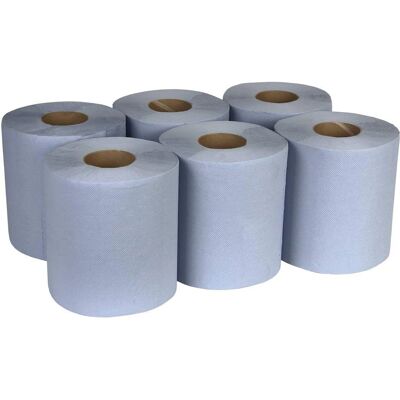 Cofan toallas de papel reciclado azul - 90m 6 rollos Cofan toallas de papel reciclado azul - 90m 6 rollos