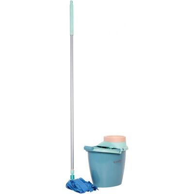 Conjunto de mopa y cubo Cofan - Escurrido fácil, 3 piezas Conjunto de mopa y cubo Cofan - Escurrido fácil, 3 piezas