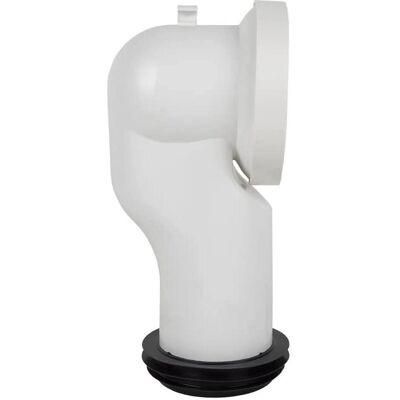 COFAN 90° WC Verbindungsschlauch - Gummidichtung, Polypropylen COFAN 90° WC Verbindungsschlauch - Gummidichtung, Polypropylen