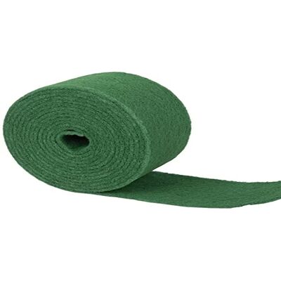 Rollo de fibra abrasiva verde Cofan - Rollo de esponja de limpieza Rollo de fibra abrasiva verde Cofan - Rollo de esponja de limpieza