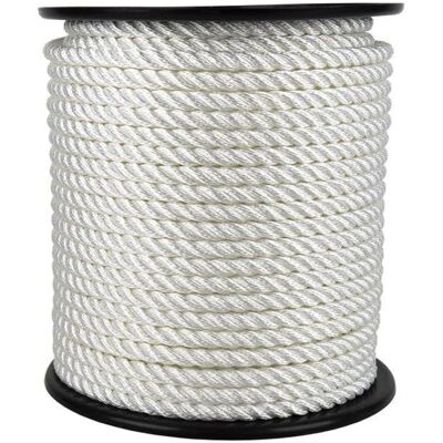 Cofan fune di 20 mm 100 m bianco - Corda Cofan fune di 20 mm 100 m bianco - Corda