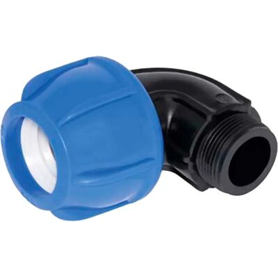 Cofán codo 90° rosca BSP - Conexión para tuberías Cofán codo 90° rosca BSP - Conexión para tuberías