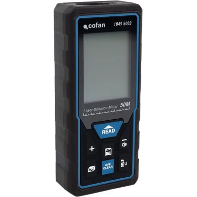 COFAN Laseravståndsmätare - 50/100m, 6 funktioner COFAN Laseravståndsmätare - 50/100m, 6 funktioner