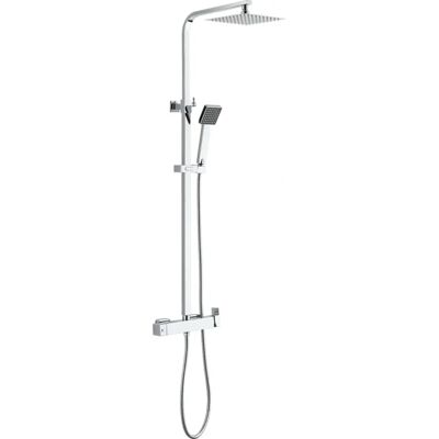 COFAN Colonne de Douche Plimpo - Design Carré Réglable - 90-140cm COFAN Colonne de Douche Plimpo - Design Carré Réglable - 90-140cm