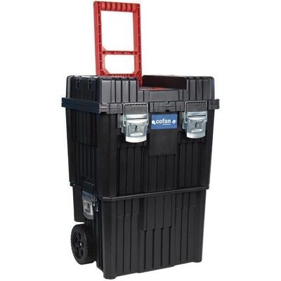 COFAN Carrello strumenti compatto con doppi manici, ruote COFAN Carrello strumenti compatto con doppi manici, ruote