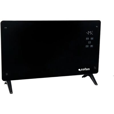 Convector COFAN de panel de vidrio - 1500/2000W, App y Mando Convector COFAN de panel de vidrio - 1500/2000W, App y Mando