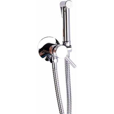 Douche Hygiénique Cofan - Laiton, Chrome, Inox - 13x7,5x10 cm - Eau Chaude & Froide - Encastrée Douche Hygiénique Cofan - Laiton, Chrome, Inox - 13x7,5x10 cm - Eau Chaude & Froide - Encastrée