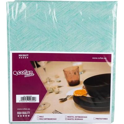 Cofan Tovaglia Turchese Resistente alle Macchie 140x250cm Cofan Tovaglia Turchese Resistente alle Macchie 140x250cm