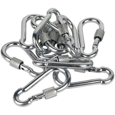 COFAN - M-4x40 - Steel - Locking - Carabiner COFAN - M-4x40 - Steel - Locking - Carabiner