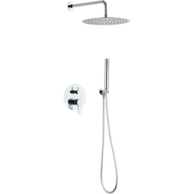 Conjunto de ducha empotrada Cofan Monomando Cromado Conjunto de ducha empotrada Cofan Monomando Cromado