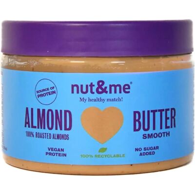 Nut&Me Crème d'Amande - Tartinade d'Amandes - 300g - Publicité Nut&Me Crème d'Amande - Tartinade d'Amandes - 300g - Publicité