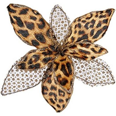 Krist+ Modell Dekorative Blume Leopard - Weihnachten Krist+ Modell Dekorative Blume Leopard - Weihnachten